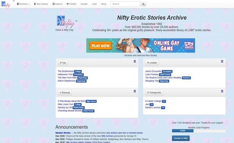 The Nifty Erotic Stories Archive: A Classic in Erotic Literature escortrubs